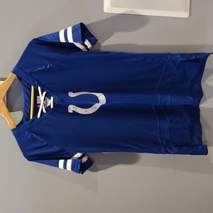 NFL Indianapolis Colts Lace-up Women's Jersey Sz. L